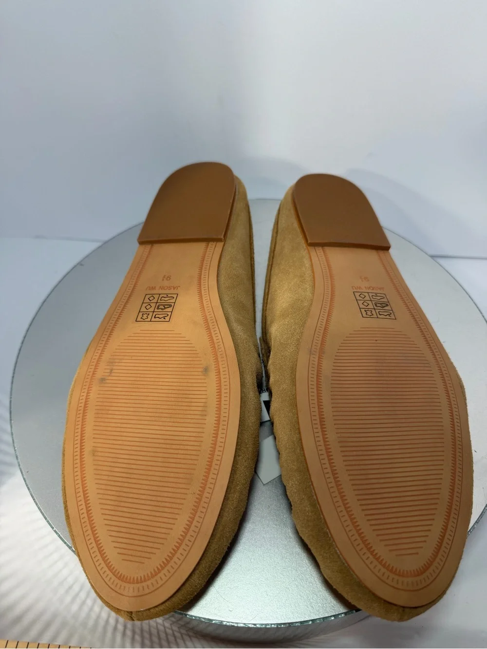 Jason Wu Men\'s Tan Suede Penny Loafers size  9.5 new W tags Shop Jason Wu Mules on Mercari | New & Used Deals | Mercari main image 3